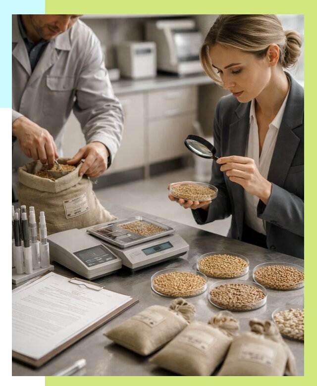 Сертификация зерна в Баксане по цене от 15153 р. | Алешин-Бкс