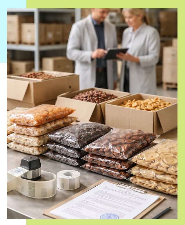 Сертификация сухофруктов в Баксане от 12122 р. | Алешин-Бкс под ключ