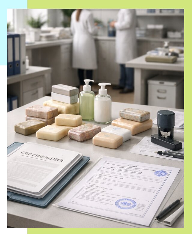Сертификация мыла и сертификат на мыло в Баксане от 12122 | Алешин-Бкс
