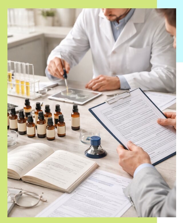 Сертификация эфирных масел и документация качества в Баксане