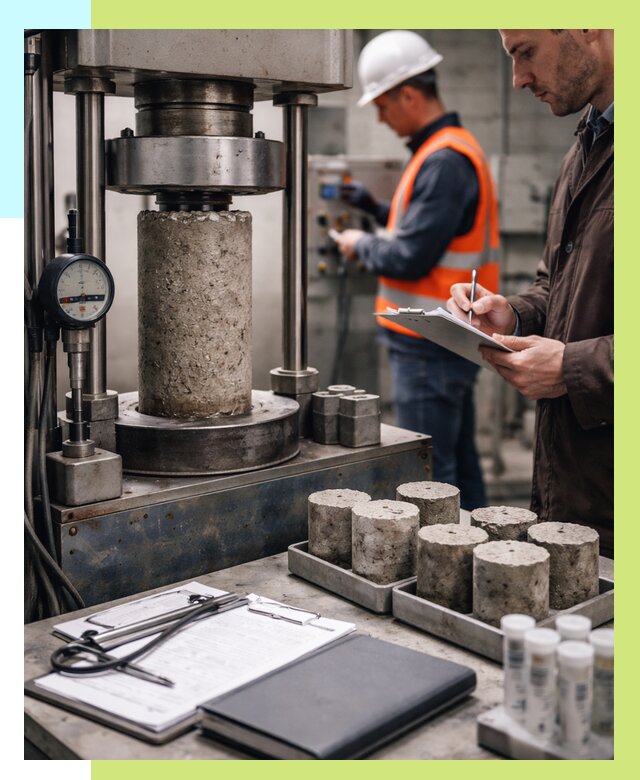 Сертификация бетона в Баксане от 30306 р. сертификат | Алешин-Бкс