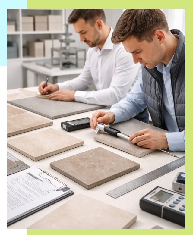 Сертификация плитки в Баксане от 25255 р. | Алешин-Бкс гарантия