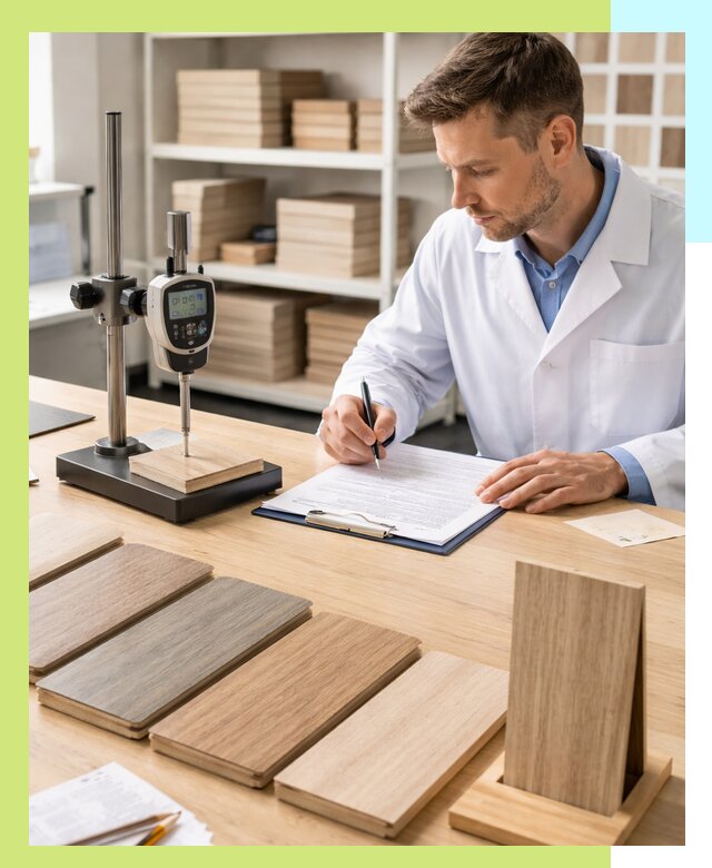 Сертификация ламината с испытаниями и оформлением документов в Баксане