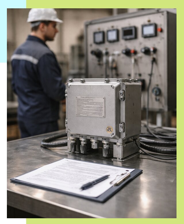 Сертификация взрывозащищенного оборудования в Баксане от 35357 р. | Алешин-Бкс