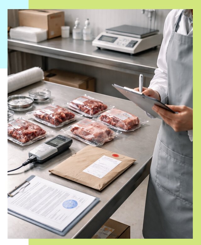 Сертификат на мясо и декларация в Баксане от 8587 р. | Алешин-Бкс