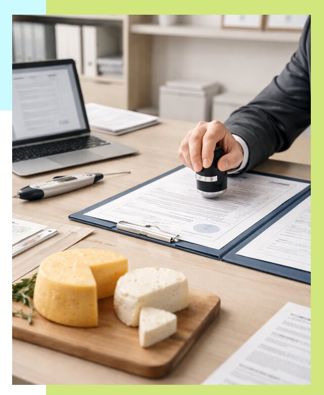 Сертификация сыров в Баксане от 15153 р | Сертификат на сыр Алешин-Бкс