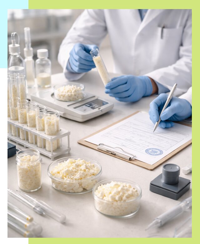 Сертификация творога в Баксане от 12122 р. под ключ | Алешин-Бкс