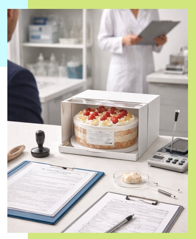 Сертификация тортов в Баксане от 9092 р. заказать | Алешин-Бкс