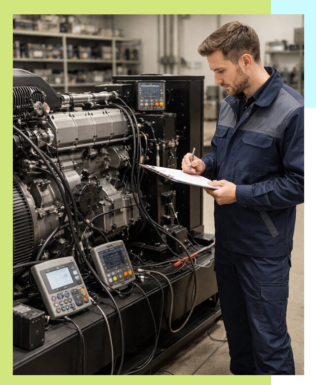 Сертификация дизельных генераторов и их оборудования в Баксане