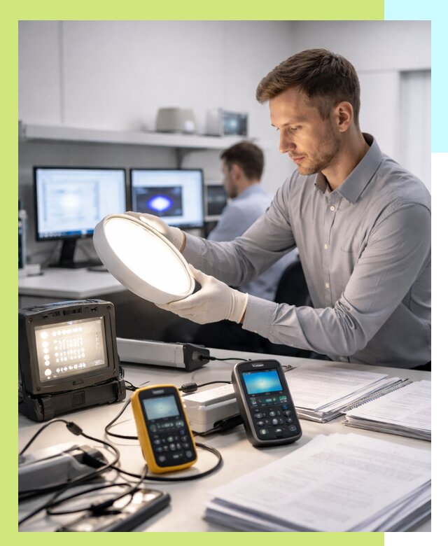 Сертификация светильников в Баксане: испытания и оформление