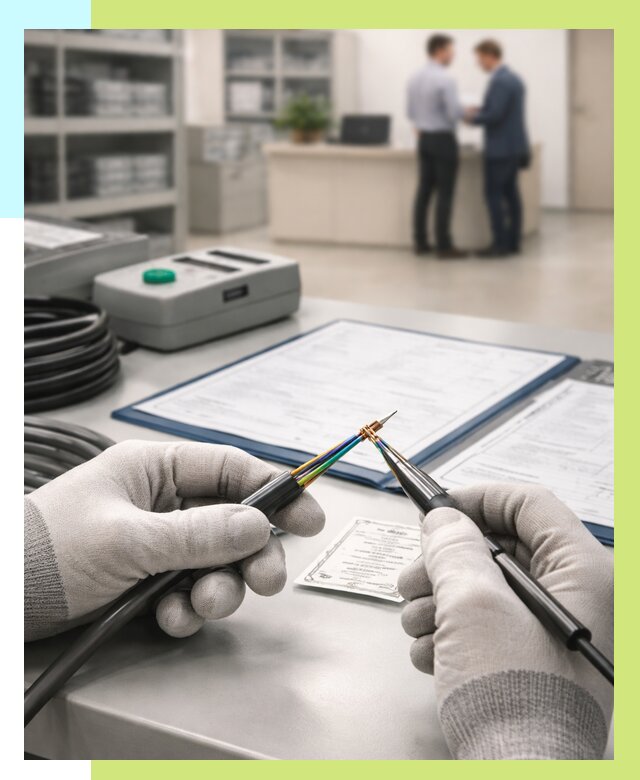 Сертификация провода в Баксане от 18184 р. в Алешин-Бкс