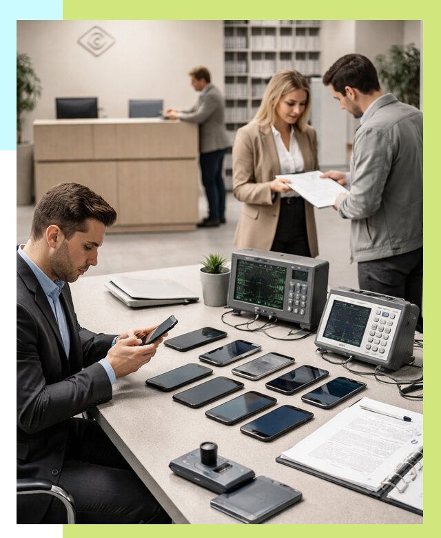 Сертификация телефонов в Баксане от 25255 р. под ключ | Алешин-Бкс