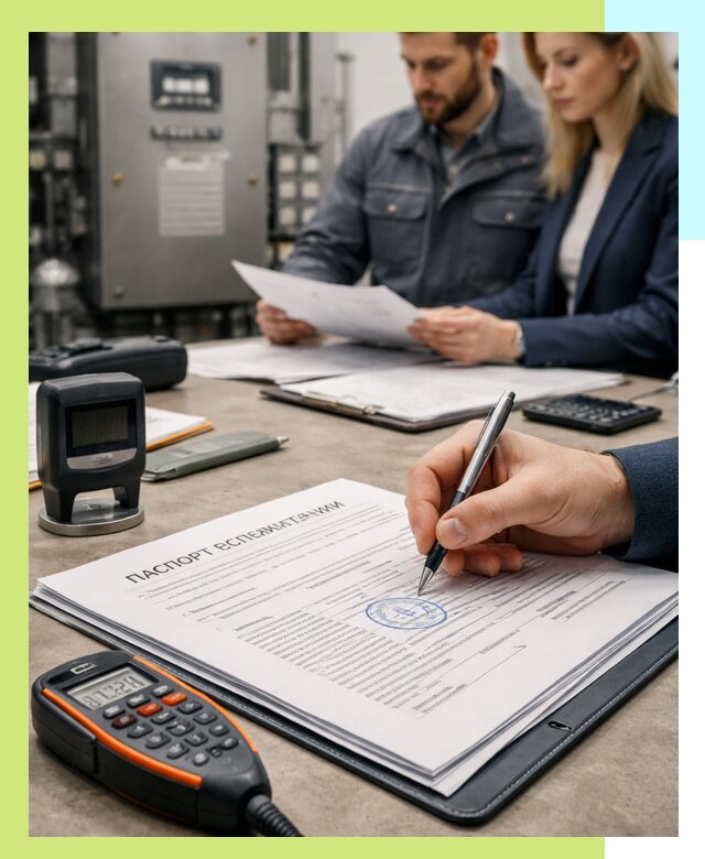 Оформление паспорта эксплуатации оборудования в Баксане