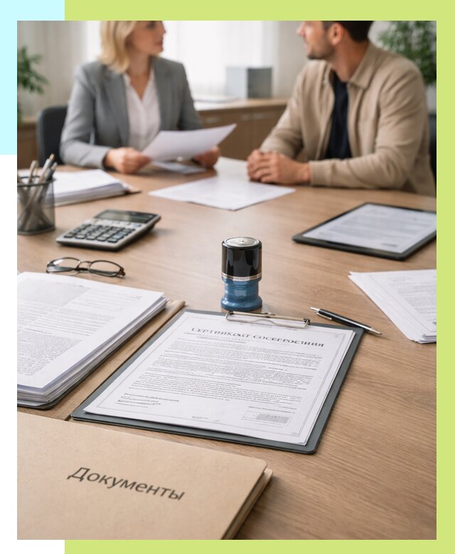 Сертификат соответствия на продукцию в Баксане от 15153 р.|Алешин-Бкс