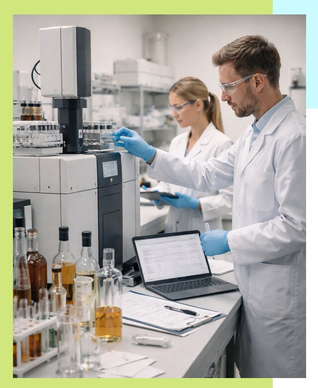 Выдача заключения о спиртосодержании продукции в Баксане