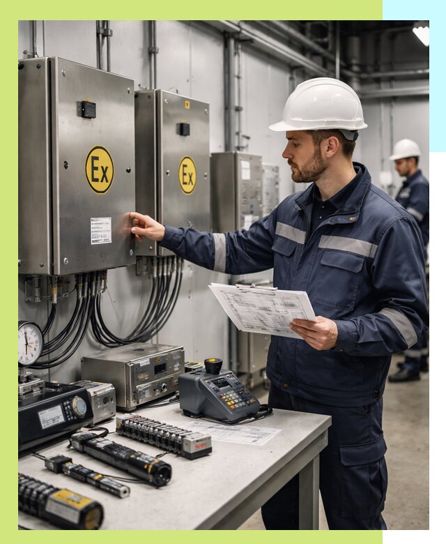 Сертификат взрывозащиты промышленного оборудования в Баксане