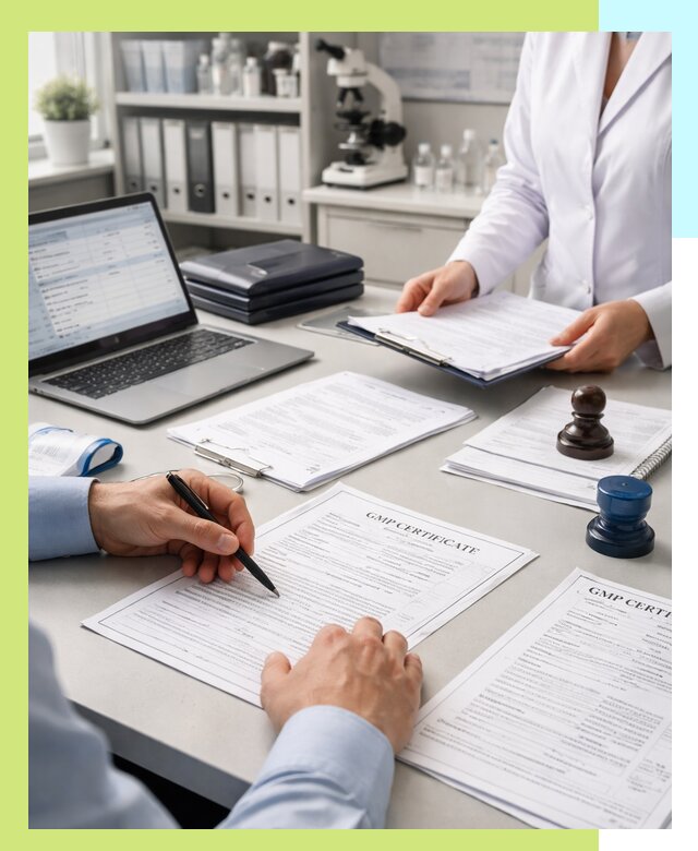 Оформление сертификата GMP в Баксане для фармпроизводства