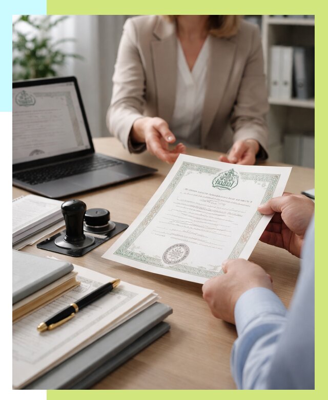 Халяль сертификат в Баксане, получить от 15153 р. | Алешин-Бкс