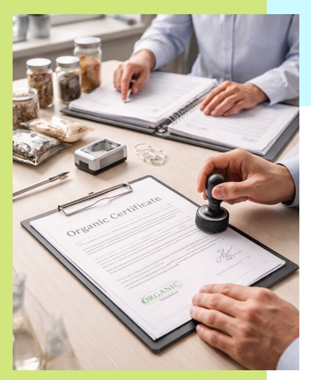 Получение органик сертификата для продукции в Баксане