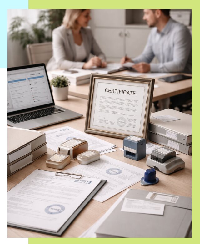 Сертификация компании в Баксане от 45459 р. | Алешин-Бкс — заказ